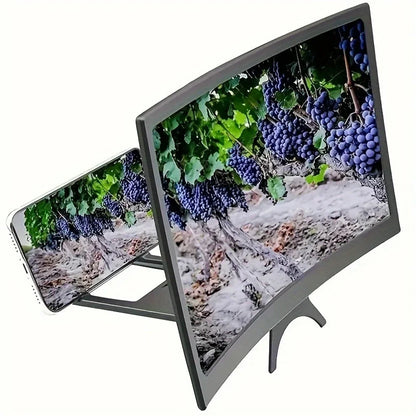 NEW 3D Screen Amplifier 12Inch Mobile Phone HD Screen Video Glass Stand Magnifier for Phone Enlarged Screen Phone Stand Bracket